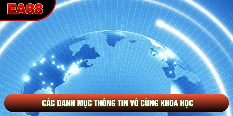 Các danh mục thông tin vô cùng khoa học