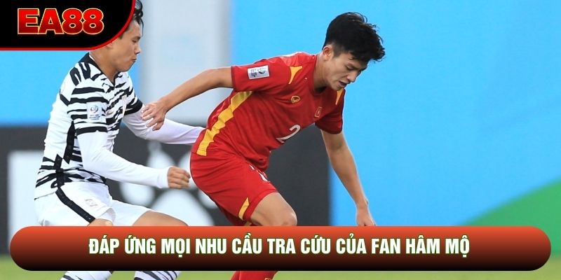 Đáp ứng mọi nhu cầu tra cứu của fan hâm mộ