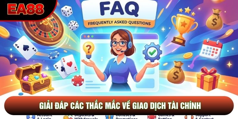 Giải đáp các thắc mắc về giao dịch tài chính