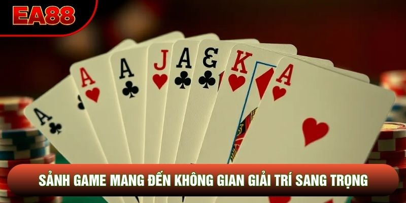 Sảnh game mang đến không gian giải trí sang trọng